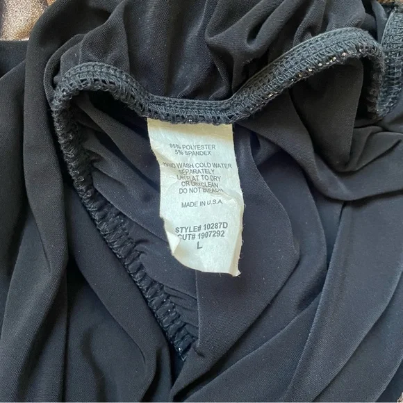 Sabora bodycon dress gold large - Picture 3 of 7